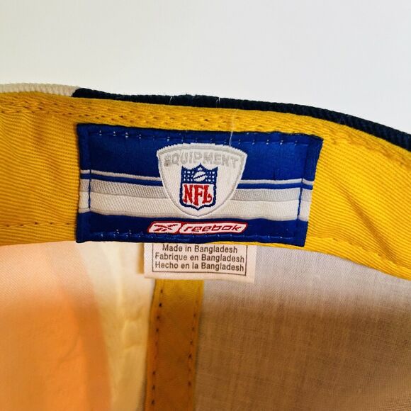Reebok NFL San Diego Chargers Cap Yellow Blue Hat Lot Of 2 One Size & 7 3/8 - Picture 15 of 16